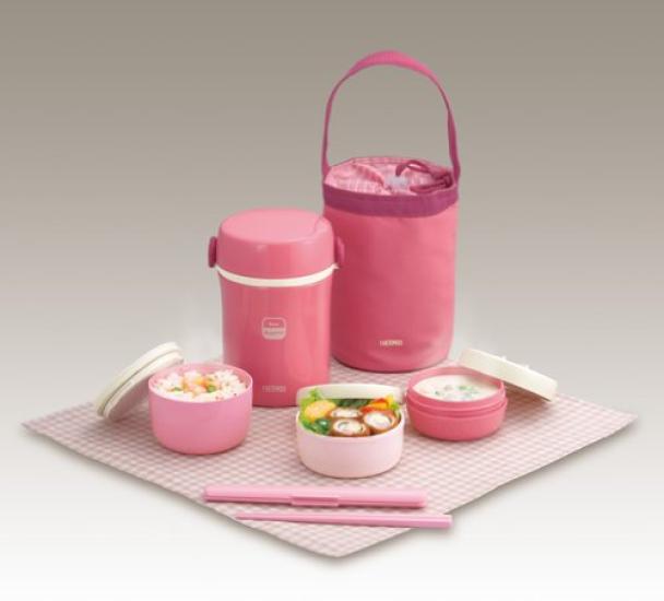 Thermos Stainless Steel Lunch P Jar, Pink, JBC-800