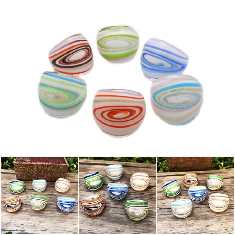 Umělecky zhotovené skleněné prsteny s květinovými motivy obalené drátkem Etnické galaktické téma Pohodlné šperky Kulturní designy