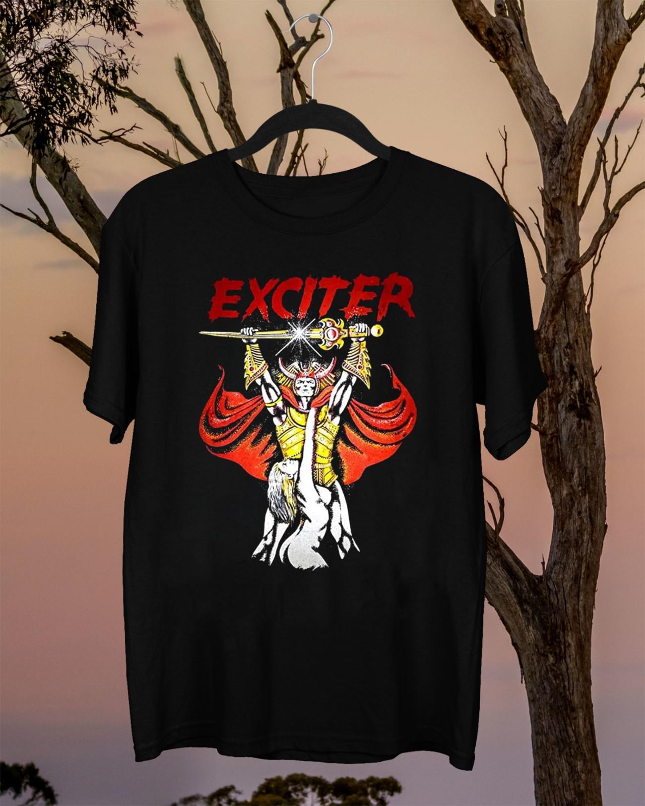 Exciter Long Live The Loud Speed Cotton Black Full Size S-5XL T-Shirt XL