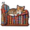 Jigsaw Puzzle Mysterious Animal Puzzles Dog Puzzles Present Designed for Adult Children Instructive Fabulous Present Interactive Games Wooden