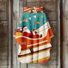 Digital Print Women's Hooded Cloak for Halloween and Christmas