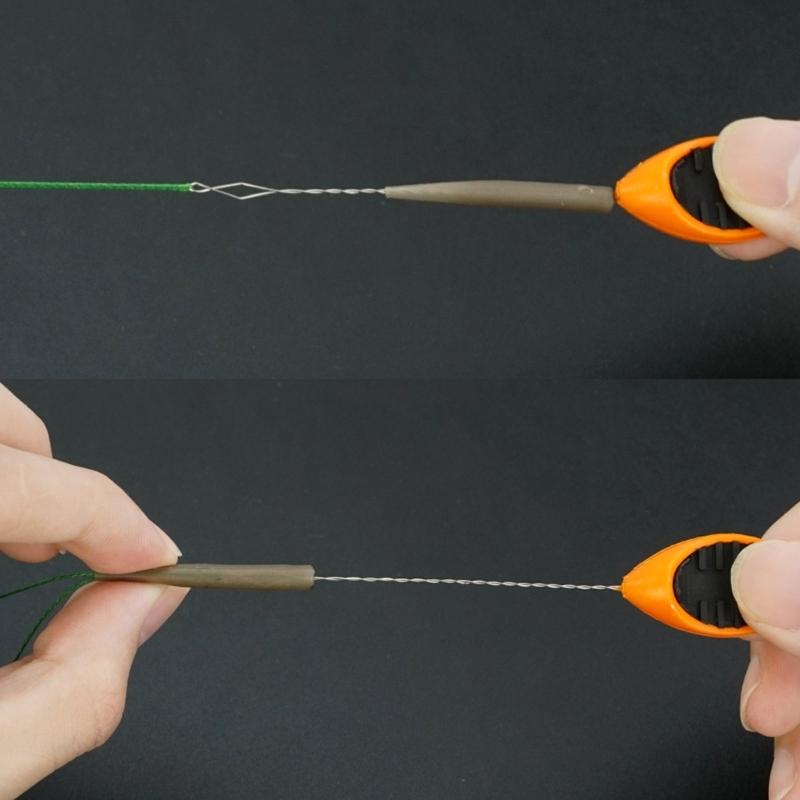 Needle Fishing Baiting Rigging Needle Driller Knot Puller Line Boilie Stops Leader Line Knot Puller Tool