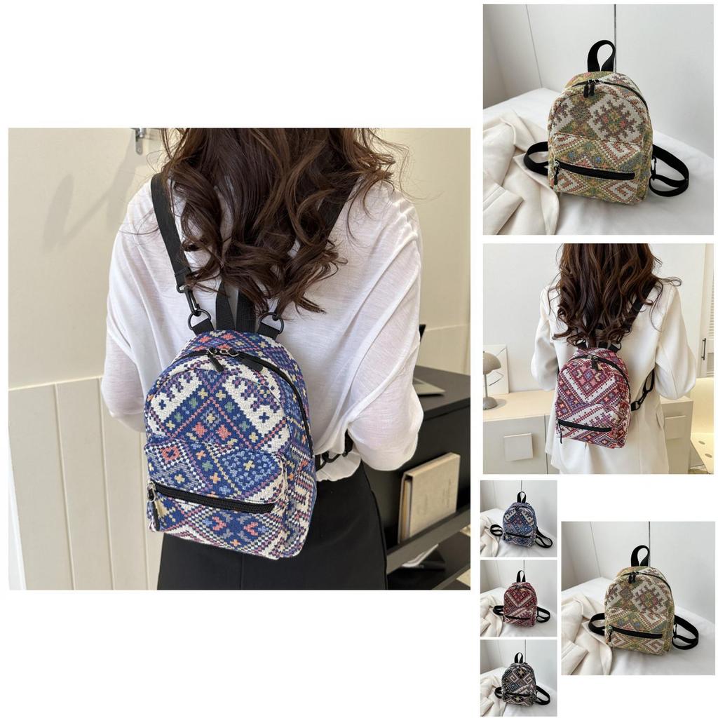 Unique Fashionable Canvas Backpack With Stunning Embroidery For Stylish Women In 2023