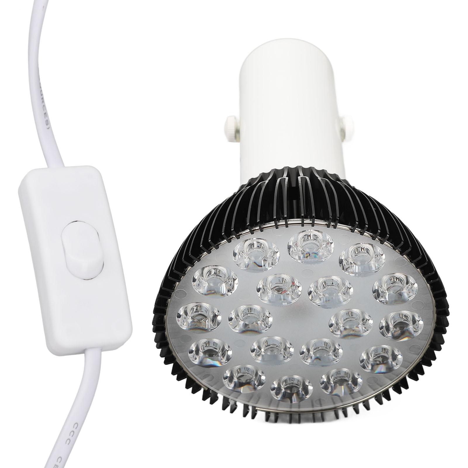 

Ультрафиолетовая черная лампа для загара, ультрафиолетовая лампа для загара, 18 лампочек, прожектор с большим зажимом US Plug