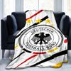 German Football Emblem Printed Throws Blanket Soft Flannel Blankets for Couch Bed Gifts for Men Women Picnic blanket Christmas gifts