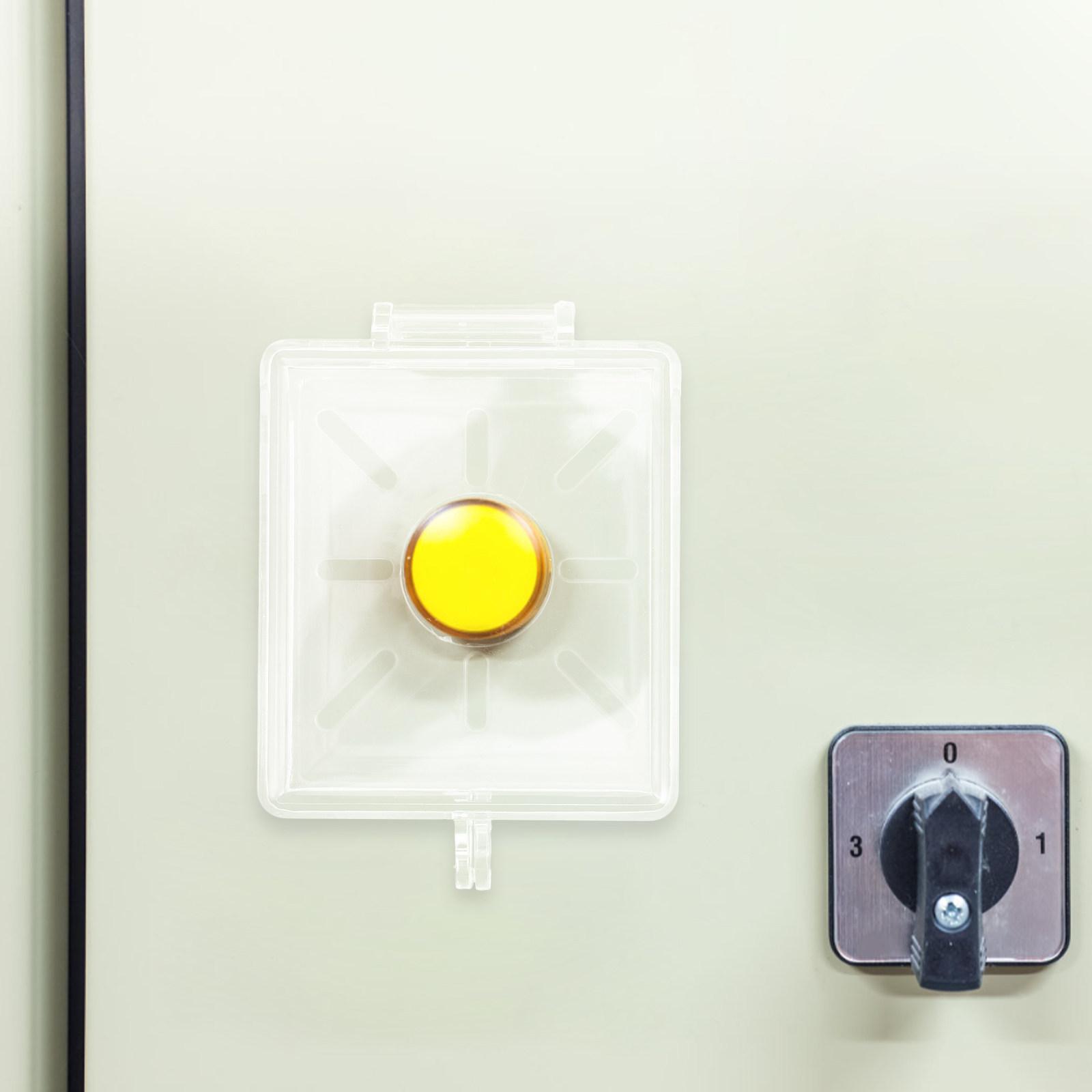 Transparent Button Protective Cover Lockable Wall Switch Guard Waterproof Electrical Outlet Cover Prevents Accidental Activation other