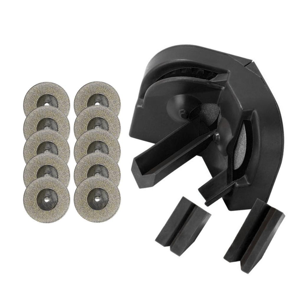 Drill Bit Sharpener Set High Accuracy Drill Bit Grinder 10PCS Diamond Grinding Disc and 3 Auxiliary