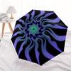1pc Abstract Mandala DesignAutomatic Open/close, All-Season Portable Folding Umbrella for Friends, Travel, Everyday, Events - Compact Paraso