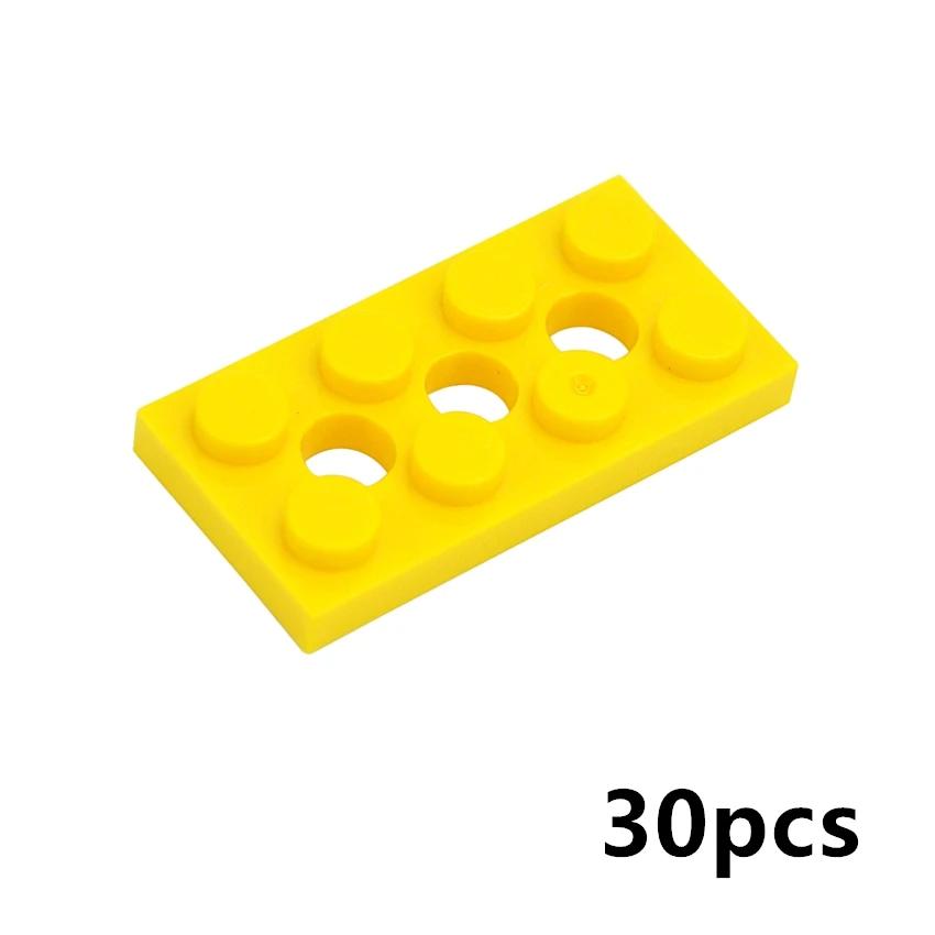 MOC Building Block Holes Thin Thick 1x1 1X2 1x3 Assembles Particles Brick Basic Accessories Toy Compatible 32001 43857 6541