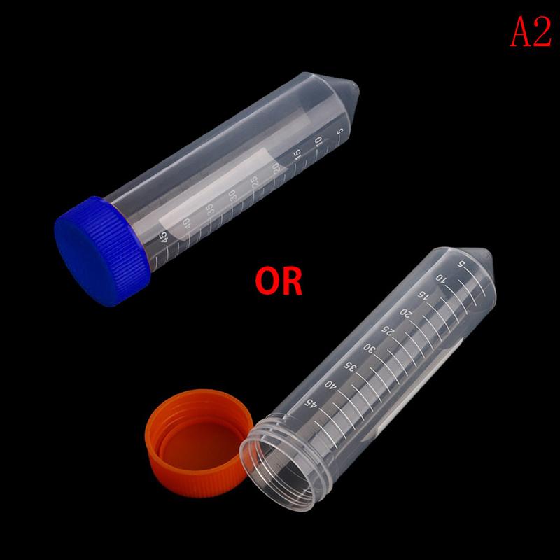 10 Stücke 50Ml Kunststoff Zentrifuge Rohr Rohr Fläschchen Labor Test Container Mit 4 Boden