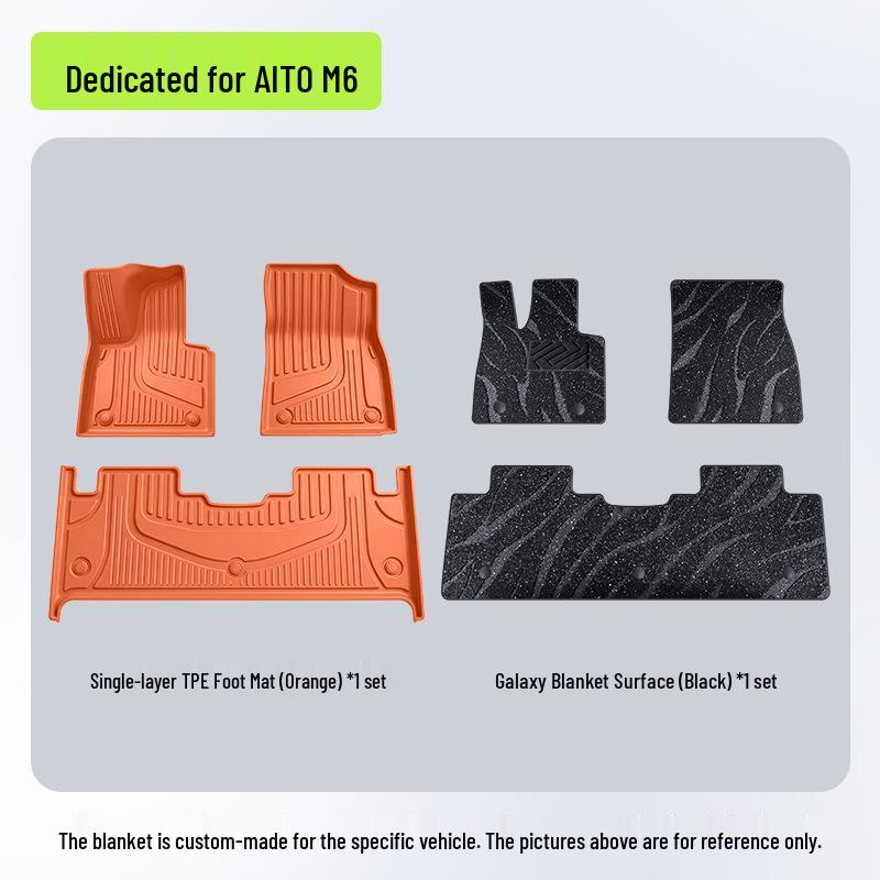 AITO M6 TPE2026 Floor and Trunk Mats for New Model Huawei Car Interior