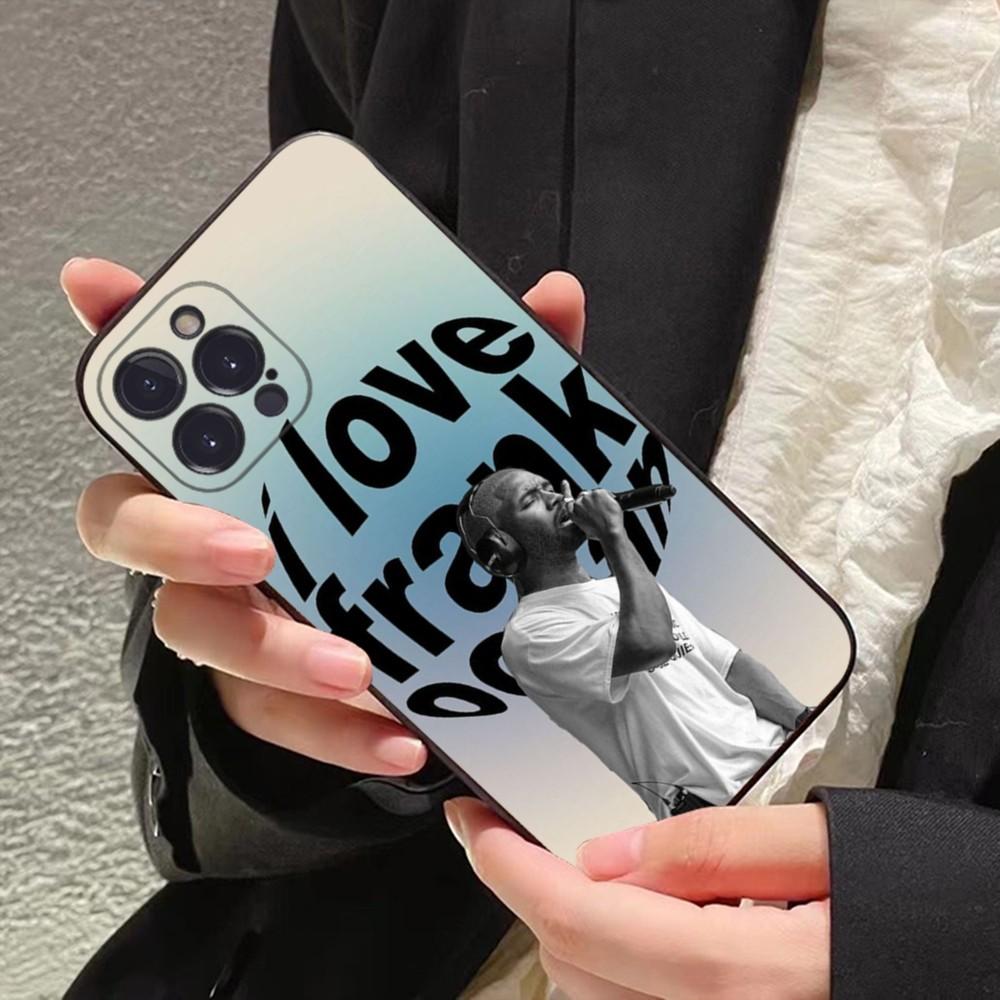 F-Frank Singer Ocean Blonde Phone Case For iPhone 15 14 11 12 13 Mini Pro XS Max Cover 6 7 8 Plus X XR SE 2020 Funda Shell