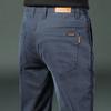 2026 New Plush/Regular High End Men'S Casual Pants Spring And Autumn Loose Straight Leg Business Pants Men'S Autumn Long Pants