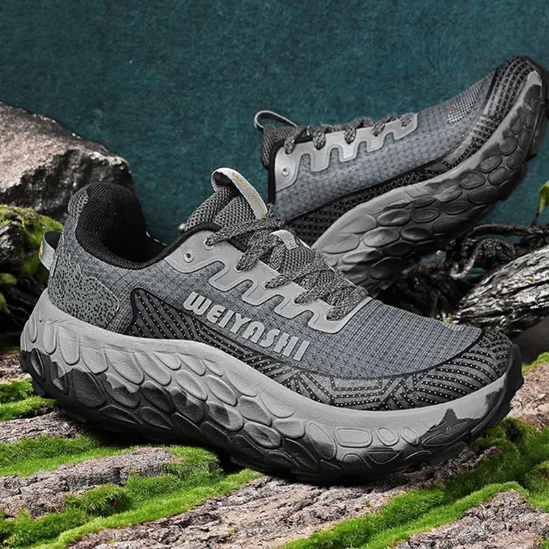 Wanderschuhe für Damen, Geländelaufschuhe, Abriebfeste Sneaker, Laufschuhe, Atmungsaktiv, Leicht, Weichsohlig, Herren-Sportschuhe