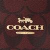 COACH Payton Coated Canvas Smooth Leather Crescent Bag , Shoulder Bag , Handbag , Shoulder Bag Large Women's Dark Red (Unisex)