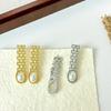 Pearls Earrings Ear Studs Drop Earrings Alloy Texture Piercing Ear Jewelry Statement Style Earrings for Fashion Look