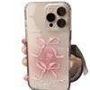 Sweet Pink Bow Transparent Hard Case for iPhone 16 Pro/17 Pro Max