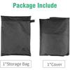Aterproof Shelf Cover Black Dust Cover Waterproof Shelf Protection Cover Garden Patio Furniture Protector Cabinet Protector