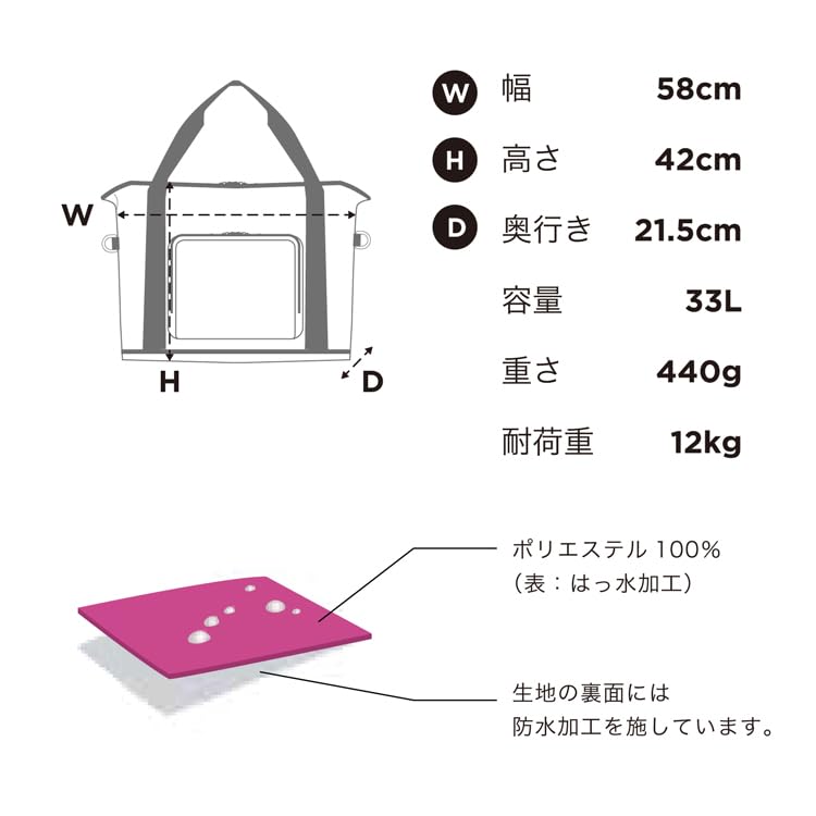 KiU Carry On Tote Water Large Carry Case Psychedelic Bag, Waterproof, Repellent, Men's, Women's, Unisex, Capacity, Packable, Compact, Attachment,