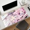 Vtuber Minato Aqua Anime Gaming Mouse Pad Antislip Rubber Base Large Pc Keyboard Laptop Desk Mat For Office Student Home