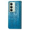 Pro Xiaomi Redmi 15 4G (EU) (171 mm) Pouzdro Flip Wallet Kožené Pouzdro na Telefon s Roztomilým Vzorem Kočky a Psa