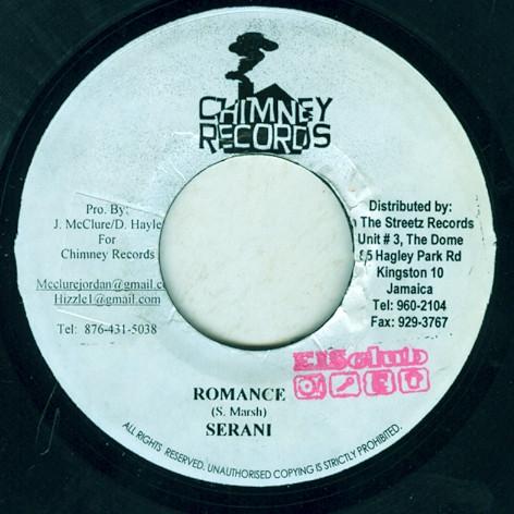 

7inch Record SERANI BRAMMA Romance Me Value Of A Lady NONE Chimney Records 2008 Jamaica Reggae Ska Dub Used