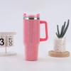 Rhinestone 40oz Insulated Tumbler with Straw Cup with Handle Sliding Bottle for Bling Lid Her Gift Diamond Steel Stainless Water