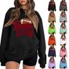 Unisex Lightweight Long Sleeve Neck Pullover Printed Sweatshirt
