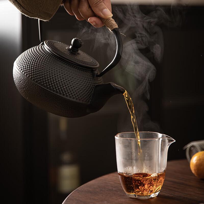Lingyi Cast Iron & Glass Tea Kettles with Electric Ceramic Stoves