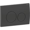 Plaque de commande Geberit Delta20 noir mat 115127141