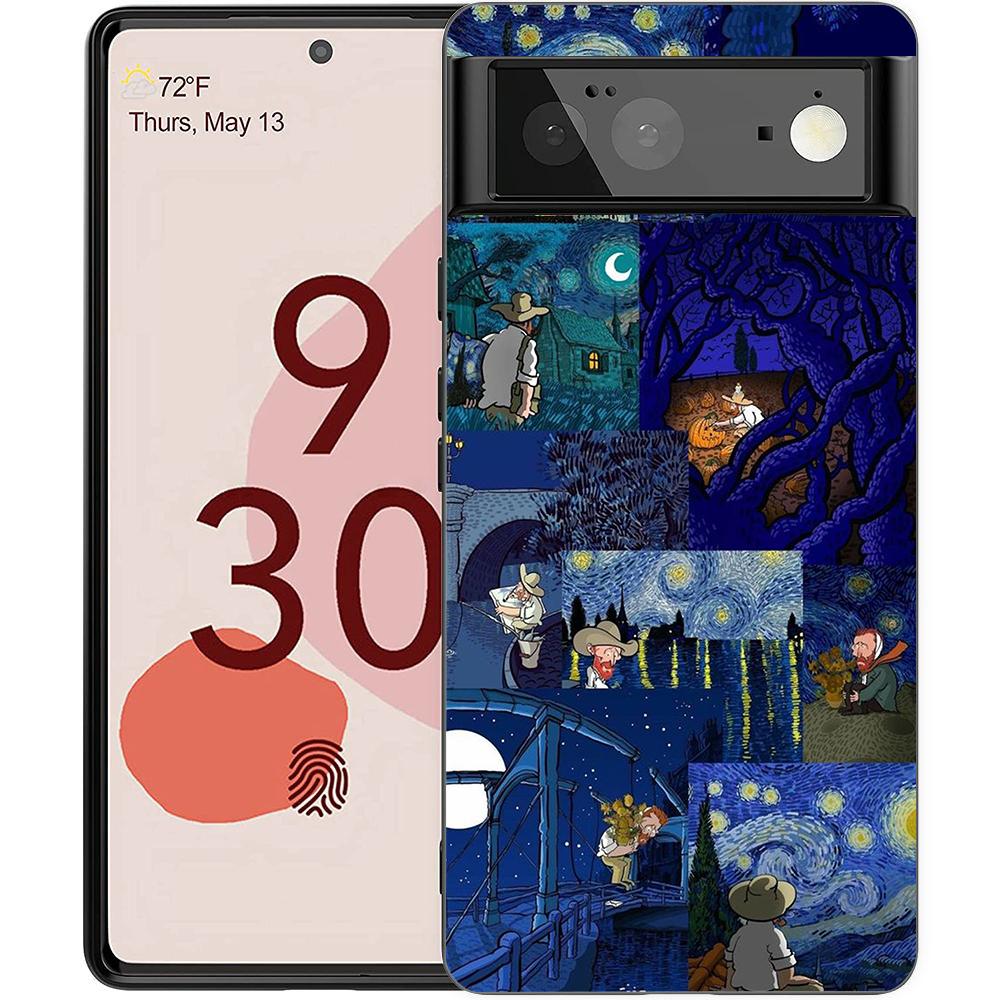 

Van Gogh Series Phone Case Cover for Google Pixel 8 7 6 7A 6A Pro 5G Shockproof Silicone Soft 9 Pro XL 8 Pro 5G Shell Coque Bags for Pixel 8 5g
