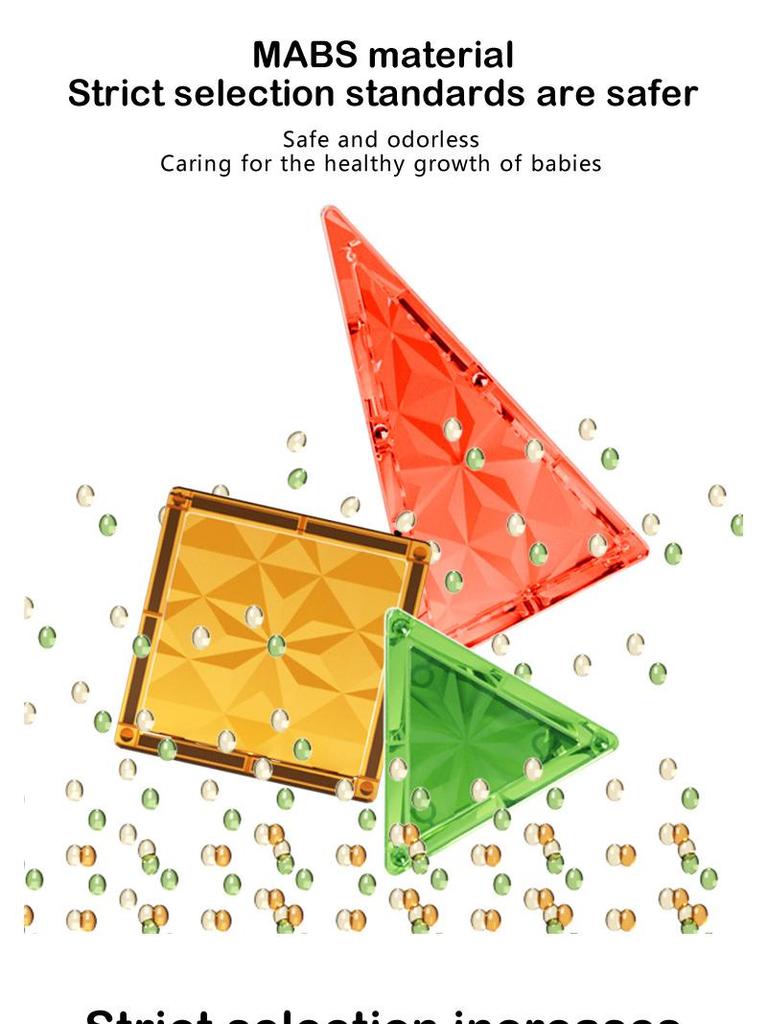 Multicolor Magnetic Window Tiles: Strong, Educational Building Blocks for Children