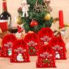 12 PEZZI Sacchetti Regalo di Natale, Adatti Per Sacchetti Regalo di Natale, Sacchetti per Caramelle e Biscotti, e Sacchetti per Conservare Gioielli