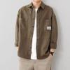 Men's Cross-Border 2025 Workwear: Loose Long-Sleeve Cardigan Shirt for Spring & Autumn