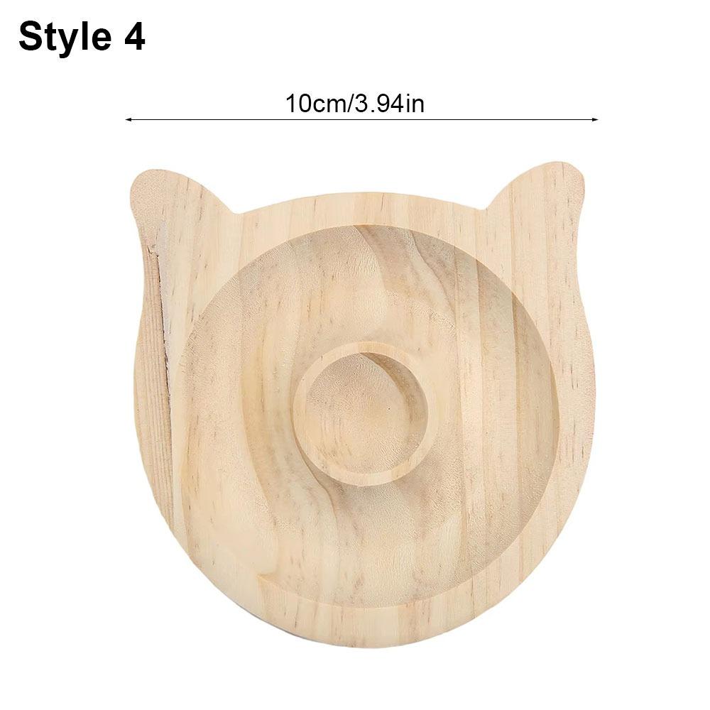 1Pc Organizer Mat Wooden Jewelry Tray 10cm DIY Bead Design Board Wooden Bracelet Display Stand Plate Jewelry Packaging & Display