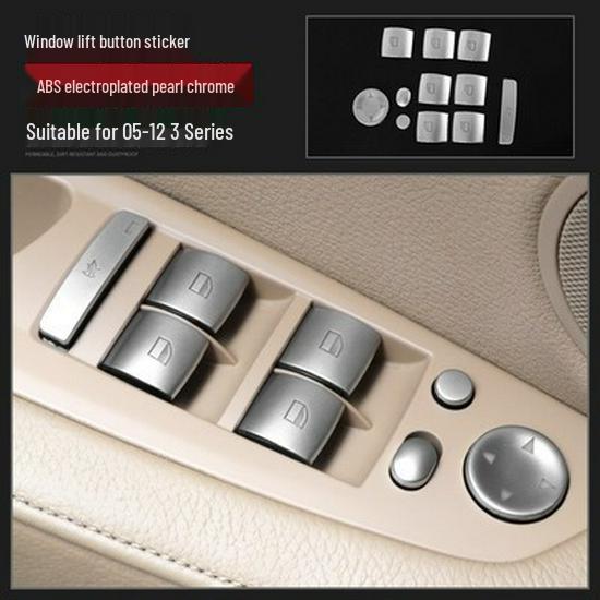 

BMW X5, X6, X1, 3 Series E90 Window Lift Switch Button Stickers for Older Models