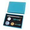 Wax Sealing Stamp Kit Tridimensional Clear Pattern Detachable Handle Delicate Wax Vintage Wax Sealin