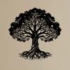 Life Tree Metal Wall Art 23.62 Inch Iron Decor for Living Room Outdoor Christmas Birthday Gift 1pc