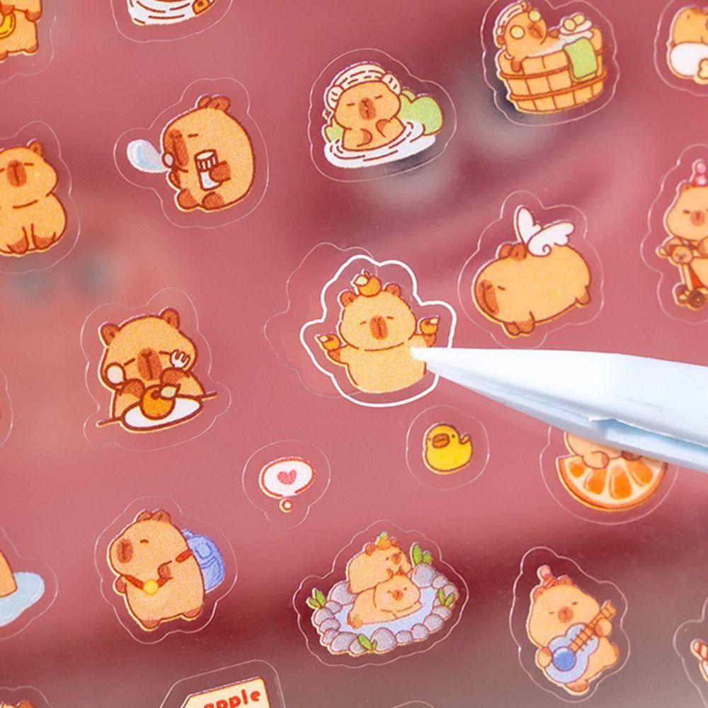 24 Stück DIY Nagelsticker Selbstklebende Cartoon-Sticker Mode Tassen-Sticker Für Nagelkunst-Dekoration