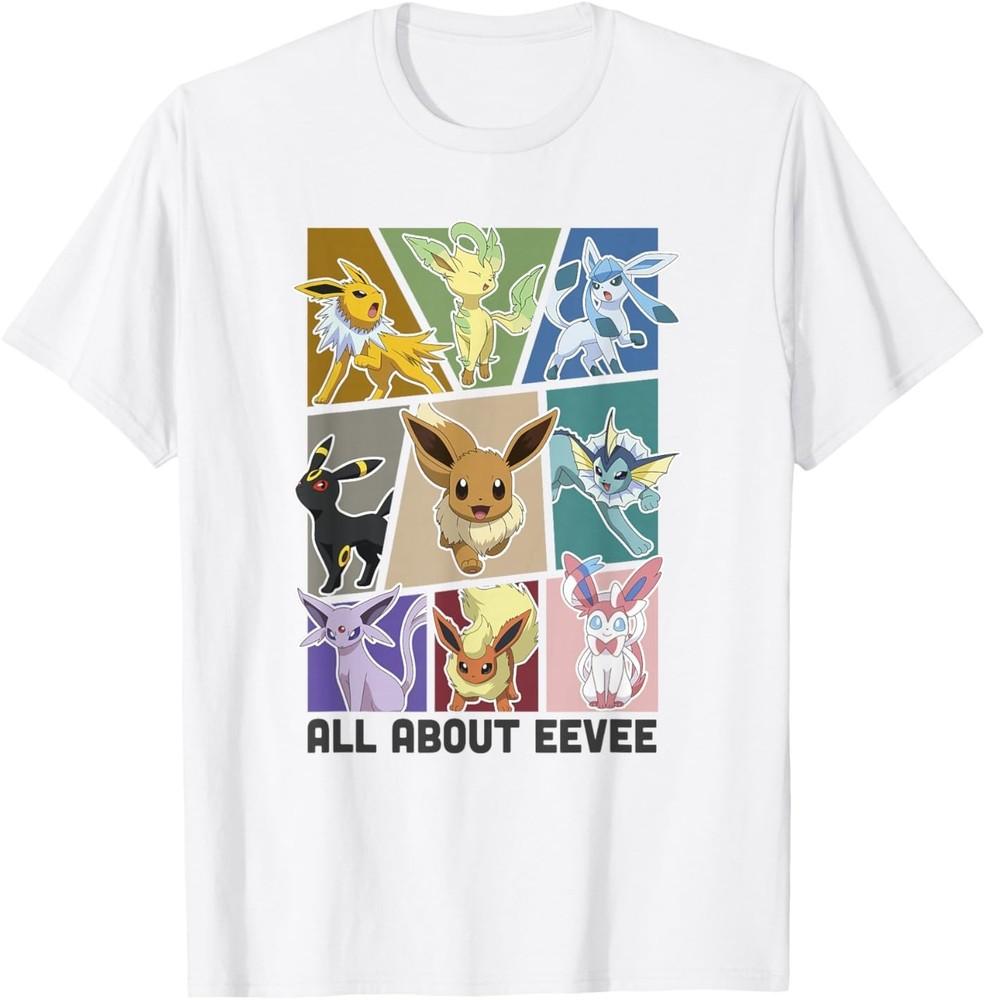 Pokémon Eevee Evolution Jolteon Flareon Umbreon Sylveon T-Shirt