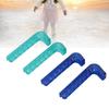 Ice Skate Guard Double Color Hard Plastic Cuttable Ice Skate Blade Cover for   Skate