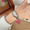 Medieval Cras Melt Twist Creative Watch Y2K Fashion Trendy Leather Premium Niche Design Watch