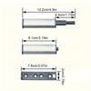 2pcs Cabinet Push Lock, Cabinet Hardware Push Touch Lock, Kitchen Door Push Release Lock, For Drawer Closing Push Buckle