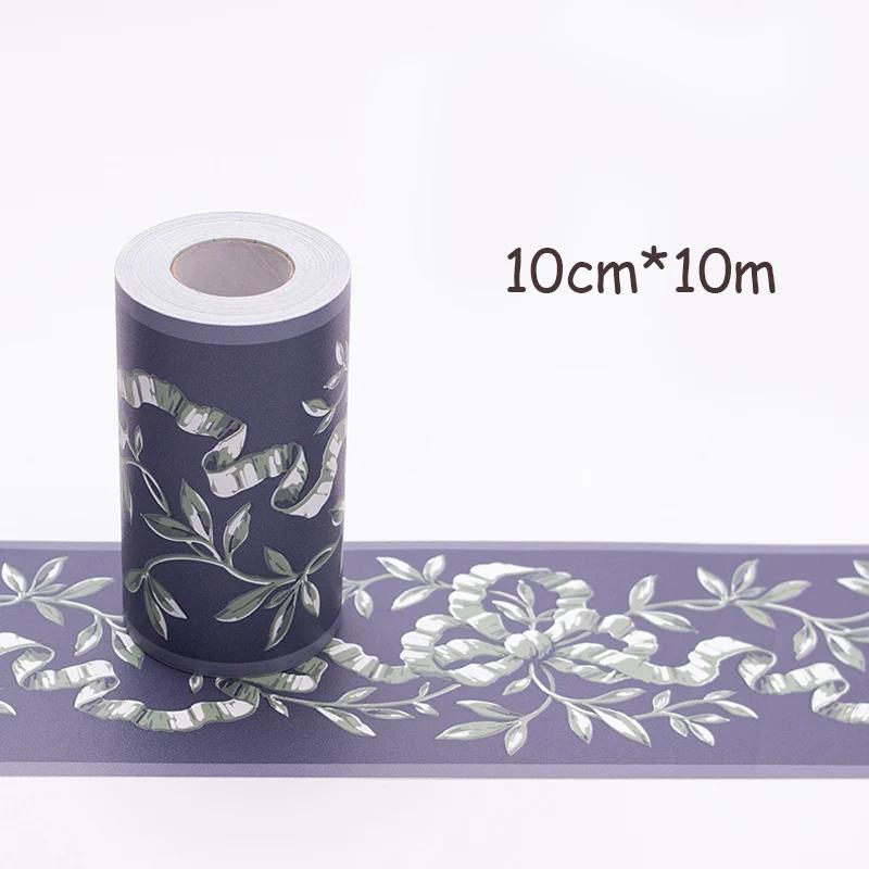 10M Self-Adhesive Wall Panels Border - Waterproof Decorative Film for Kids Room/Bathroom Tiles & Kitchen