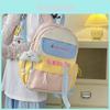 Schulrucksack für Mädchen Lässiger Reise-Polyester-Leichtgewichtiger Schulranzen für die Mittelschule