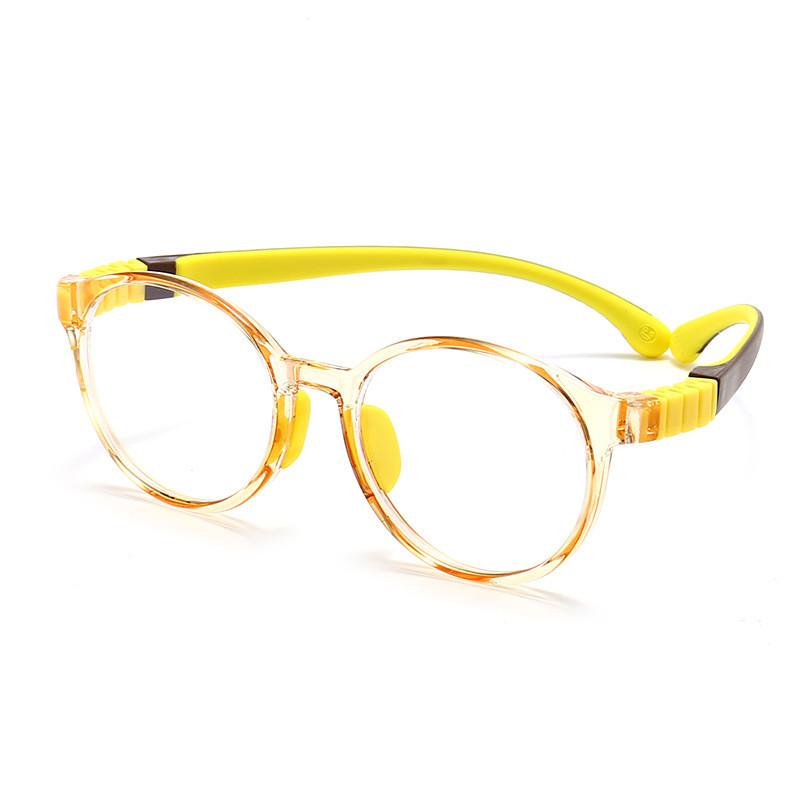 Kids Antiblue Light Glasses With Frame And Clear Uv Protection For Home Use