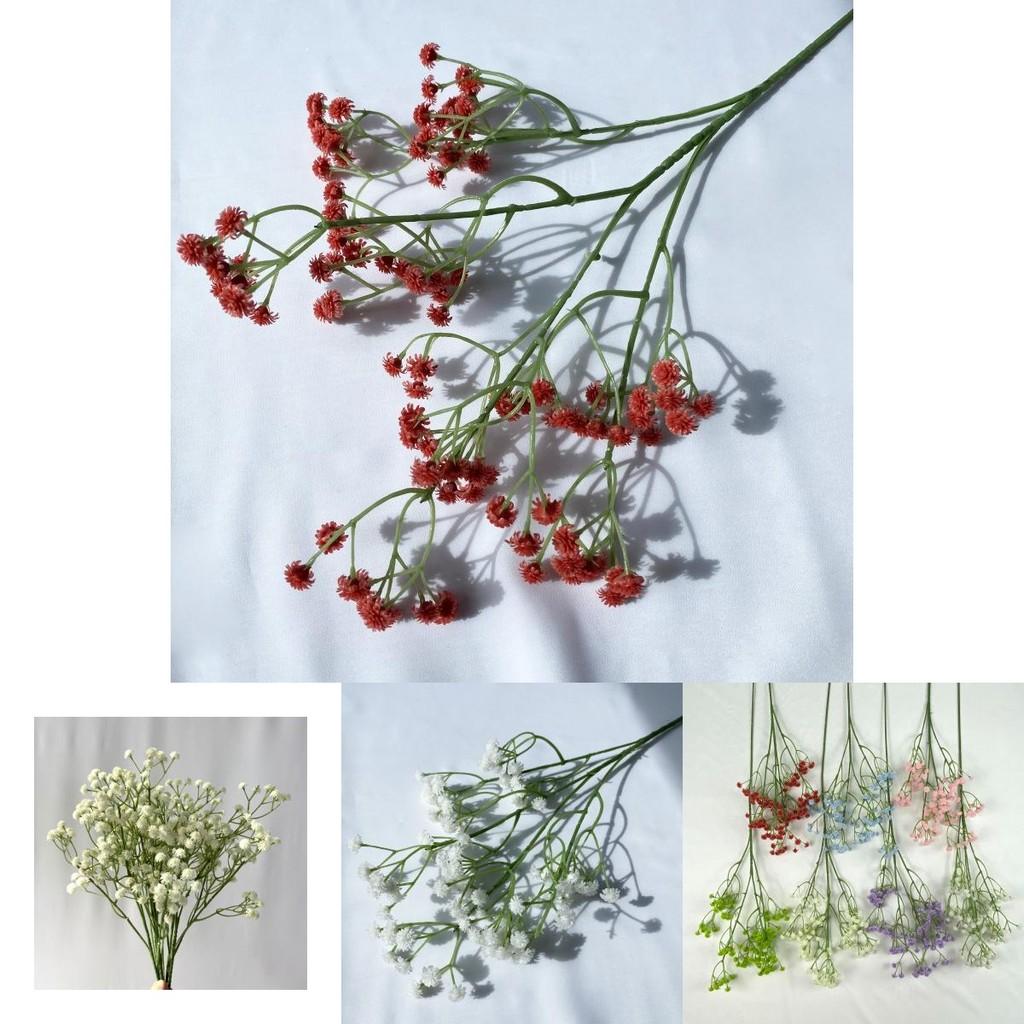 Artificial Babys Breath Bouquet Plastic Flower For Home Decor Photography Prop