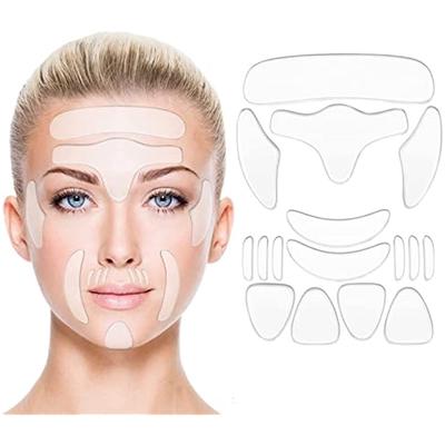 16 Pieces Face Patchs Reusable Face and Anti-Hide Pads Cut-off Pads for Front Eyes Beams Neck and Bet