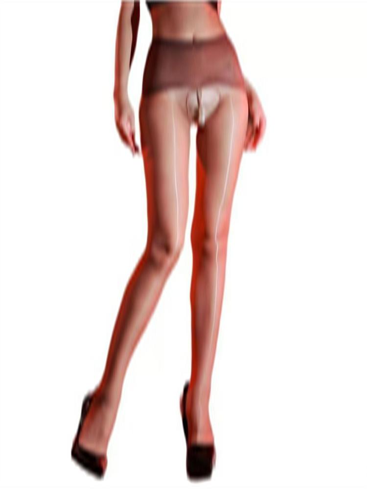 Olejowe Błyszczące Krocze Otwarte Z Perłą Seksowne Rajstopy dla KobietPrzezroczyste Jedwabiste Rajstopy Olejowe Wysoki Stan