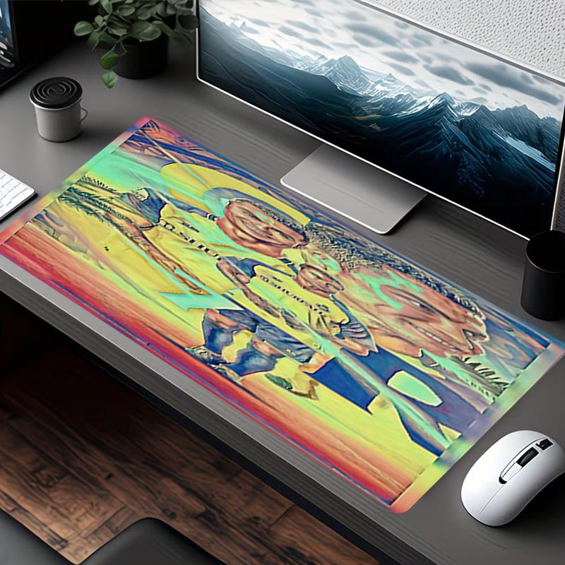 Fußballstar Print Mauspads, für Tastaturauflage Laptop PC Matte für Büro Home Office Nutzung, Schreibtischdekoration, Perfektes Geburtstagsgeschenk für Gamer